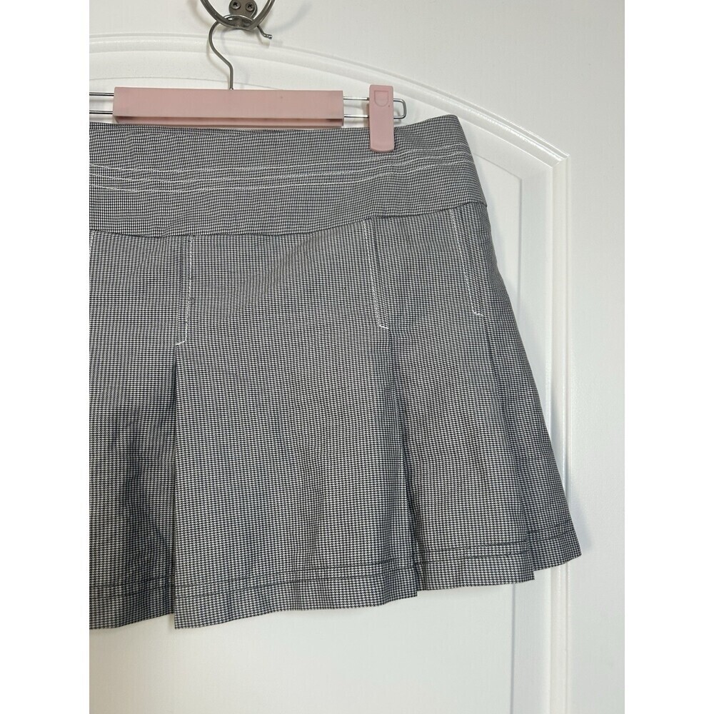 Vintage 90s Y2K Oakley Pleated Plaid Mini Skirt Size L tennis preppy athletic - Picture 7 of 12